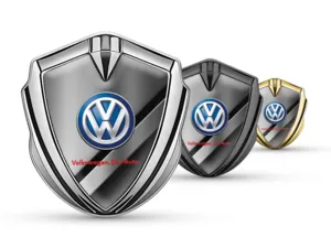 VW Badge Logo Auto High End Disegno Max Inox